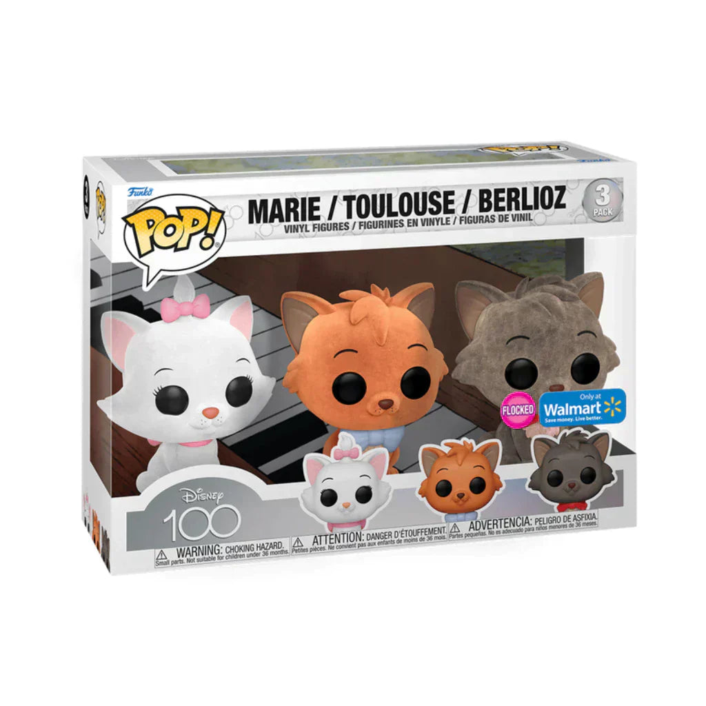 A flocked Funko Pop such as this exclusive Stitch features a fuzzy, fur-like finish that sets it apart from regular vinyl figures.