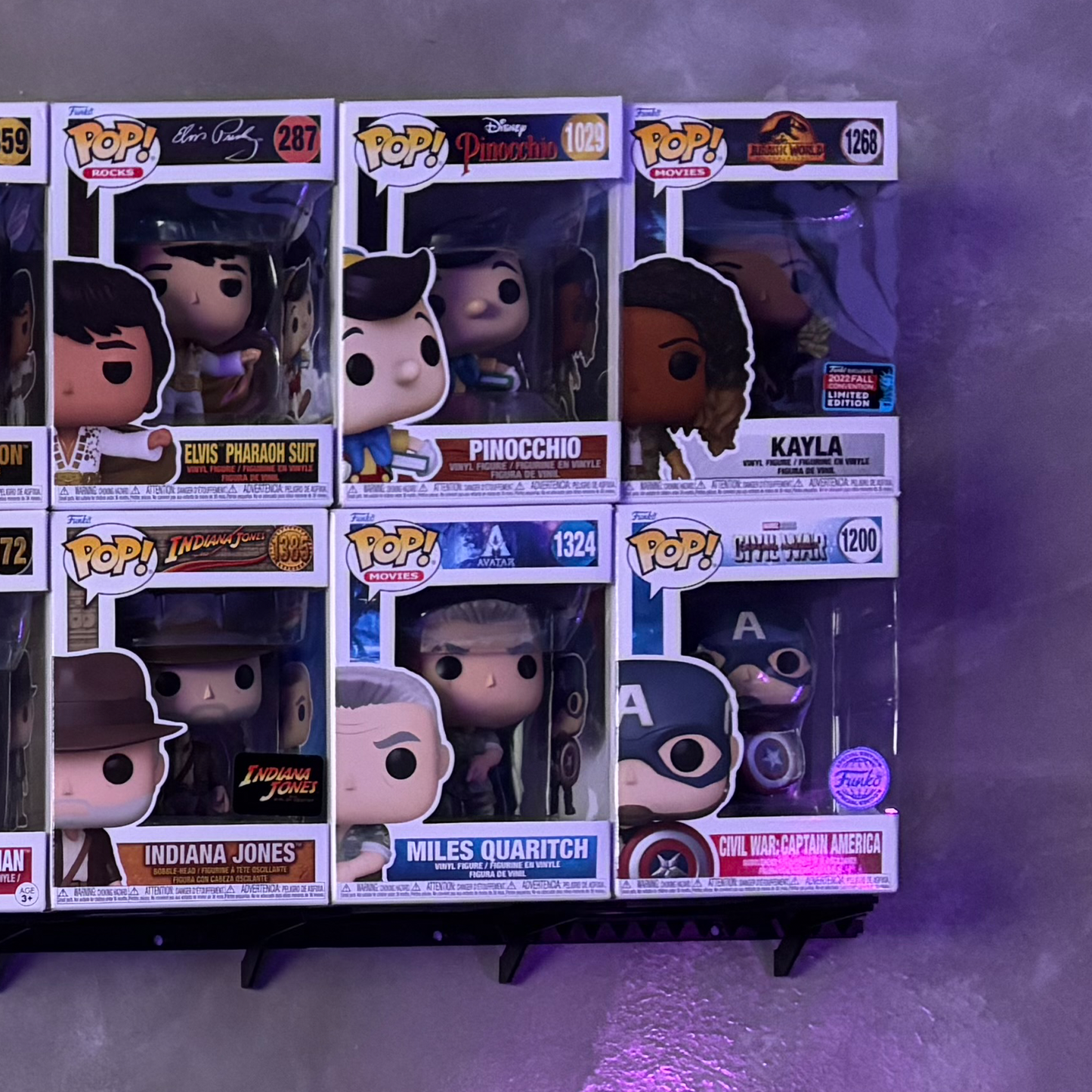VALOR Glide Series Boxed Figure Display Stands